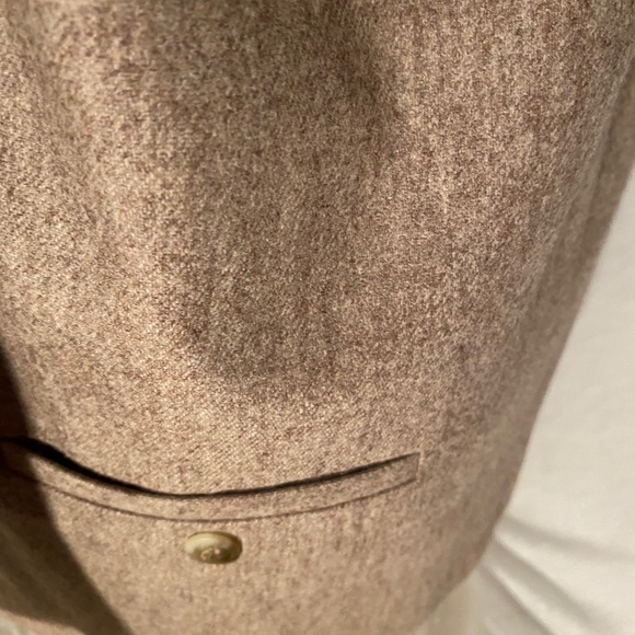 Liz Claiborne Tan Wool Vintage Long Sleeves Jacket - Picture 7 of 11